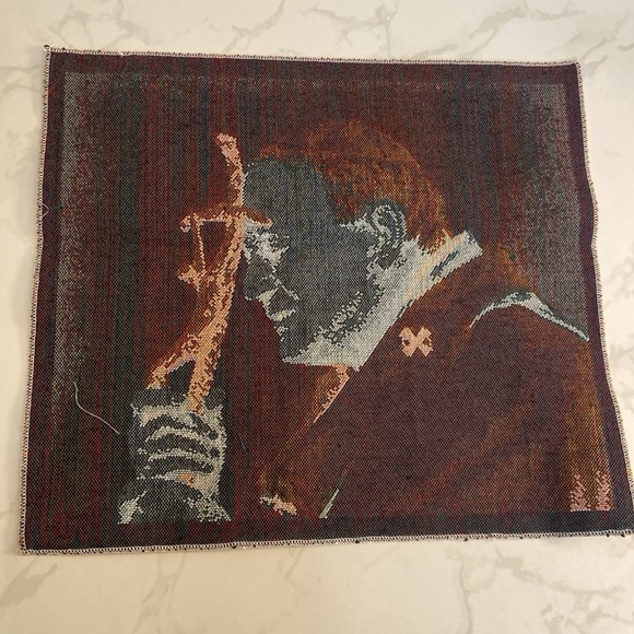 Vintage Religious Tapestry - Picture 4 of 5